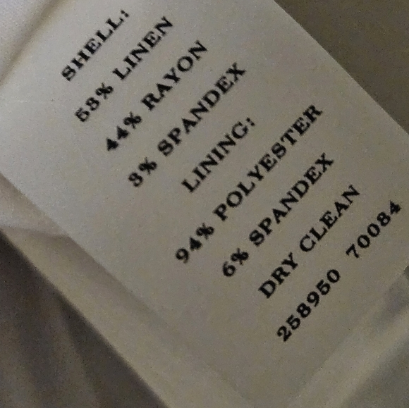 Ann Taylor White Linen Blazer Jacket - Lined - Picture 7 of 9